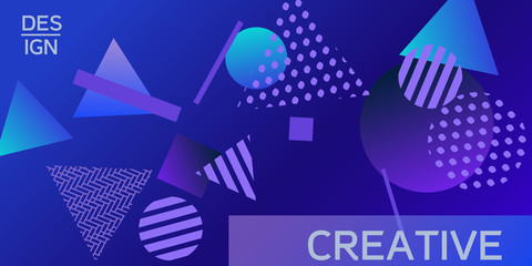 Geometric abstract background.