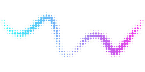 Gradient  futuristic pattern.