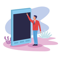 business professional executive work cartoon