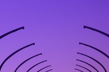 Detail of a bridge abstract background. view on the bridge part