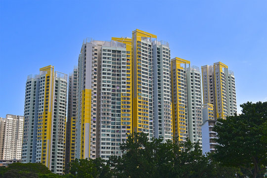 Government housing blocks.