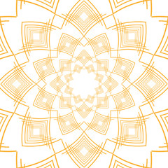 Isolated art deco shape design