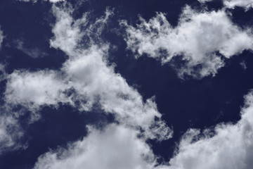 movement of white cloud over sky.