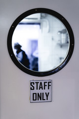 Staff Only door in Tel Aviv