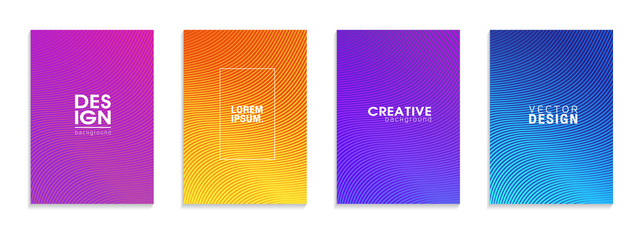 Minimal covers design. Colorful halftone gradients.background modern template design for web. Cool gradients. Future geometric patterns. Eps10