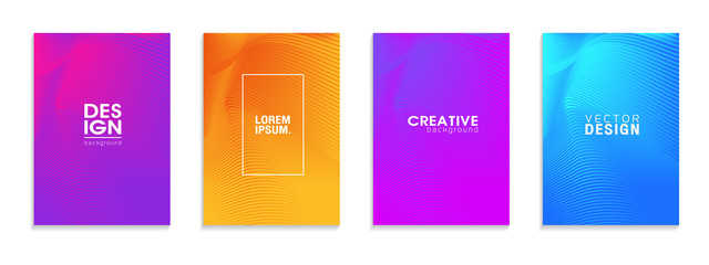 Minimal covers design. Colorful halftone gradients.background modern template design for web. Cool gradients. Future geometric patterns. Eps10