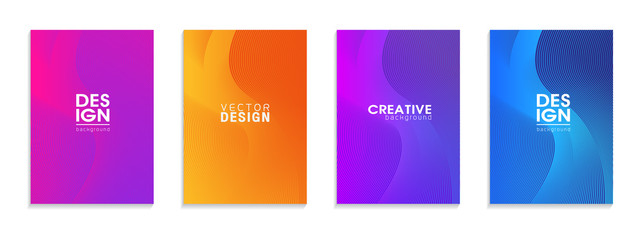 Minimal covers design. Colorful halftone gradients.background modern template design for web. Cool gradients. Future geometric patterns. Eps10
