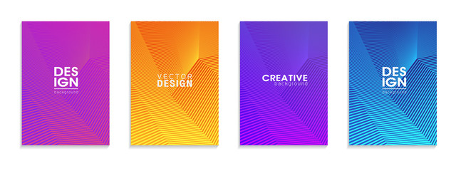 Minimal covers design. Colorful halftone gradients.background modern template design for web. Cool gradients. Future geometric patterns. Eps10