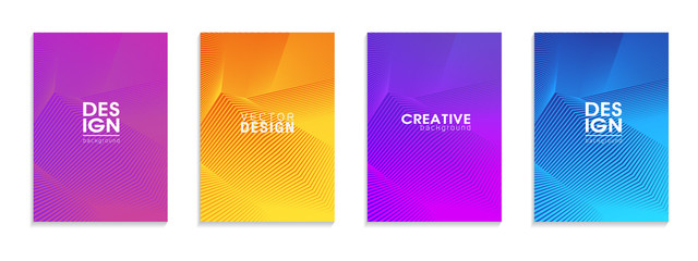 Minimal covers design. Colorful halftone gradients.background modern template design for web. Cool gradients. Future geometric patterns. Eps10