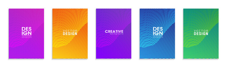 Naklejka na ściany i meble Minimal covers design. Colorful halftone gradients.background modern template design for web. Cool gradients. Future geometric patterns. Eps10