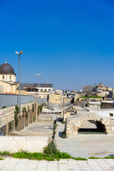 Looking out over old town in Israel