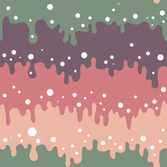 Colourful melting slime seamless pattern - 281552852