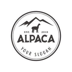Alpaca Farm Logo © Bright_Vector