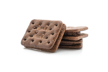 chocolate cookies with chocolate cream