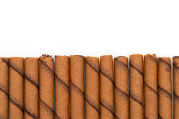 chocolate wafer stick roll