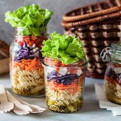 Pasta Salad in a Jar