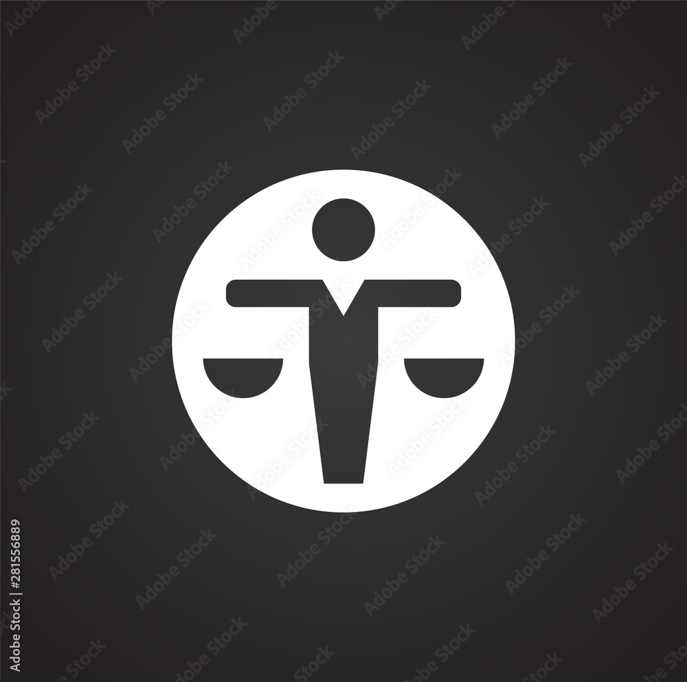 Poster business people related icon on background for graphic and web design. simple illustration. internet