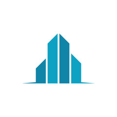 Blue Building Logo