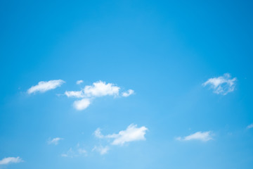 Naklejka na ściany i meble Beautiful blue sky clouds for background. Blue sky.