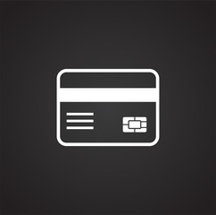 Financial technologie related icon on background for graphic and web design. Simple illustration. Internet concept symbol for website button or mobile app.