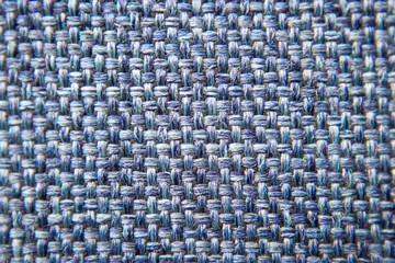 Detail of Blue Jeans denim texture. Abstract blue background