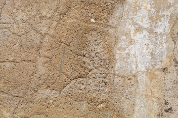 Old Weathered Cracked Concrete Wall Texture
