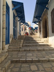 Tunisia. white and blue city SIDI-BU-SAID