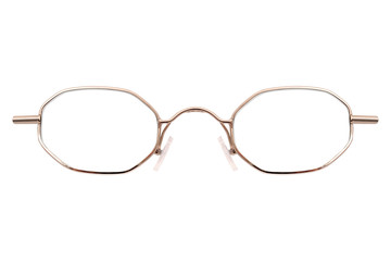 Glasses isolated on white background for applying on a portrait