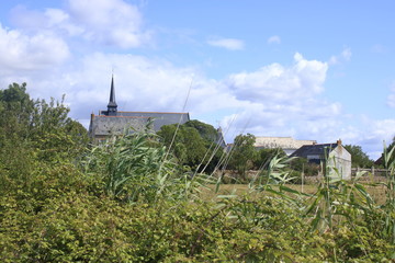 Village en bord de Loire