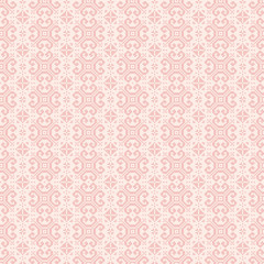 Ethnic ornaments pattern. Repeat pattern of rosy colors.