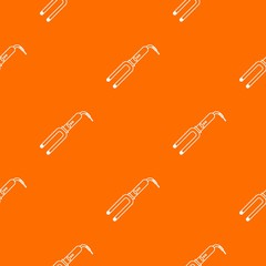 Hair curl pattern vector orange for any web design best