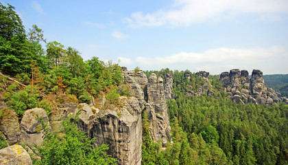 Fototapeta premium Bastei - Saxon Switzerland National Park, Germany