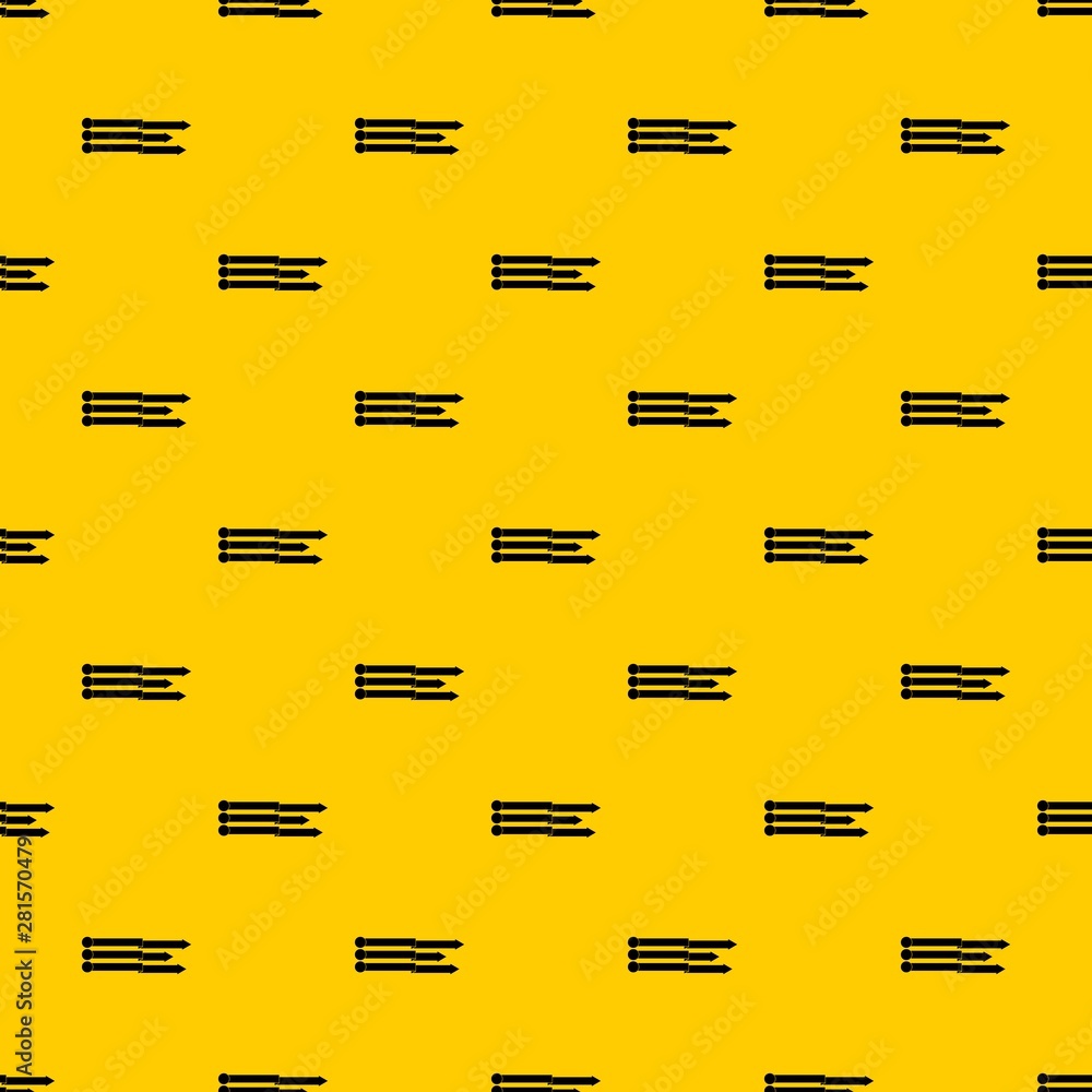Poster infographic arrows pattern seamless vector repeat geometric yellow for any design