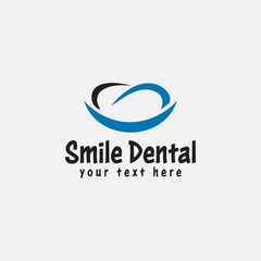 Dental logo design template vector isolated illustration