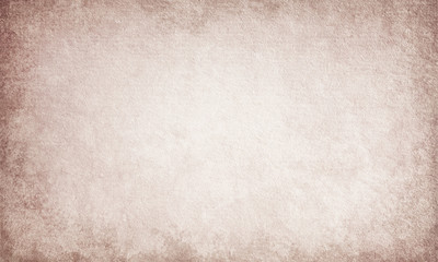 Grunge background, old paper texture, vintage, retro, place for text, beige, rough, spots, brown