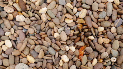 pebble stone background, nature grit wall