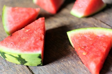 slices of watermelon