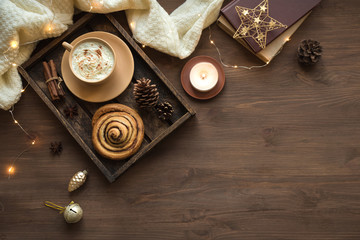 Winter cozy home concept