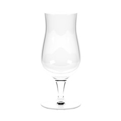 Beer glass. 3d rendering illustration isolated