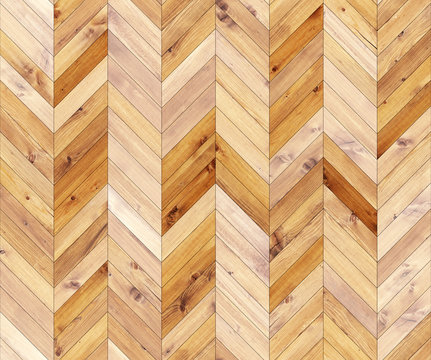 Chevron natural parquet seamless floor texture