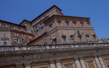 Fototapeta na wymiar Rome Italy Saint Peter Basilica Vatican