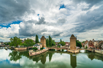 Fototapeta premium Ponts couverts in Strasbourg Alsace