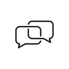 Fototapeta premium bubble speech icon 