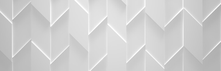 White Wide Futuristic Background (Website Head) (3d illustration)