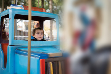 Little boy at Carrousel