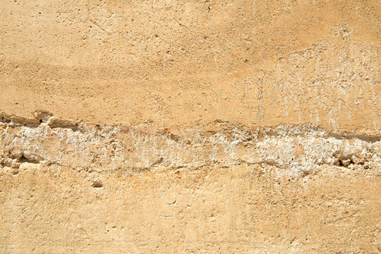 Muro, viejo, antiguo, beige, alisado, fondo, piedra, cemento, pared, textura.