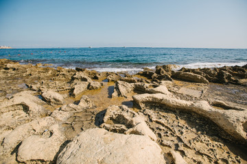  Sea in Malta stone coast