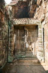 Cambodia Angkor Wat  entrance portal to the temple