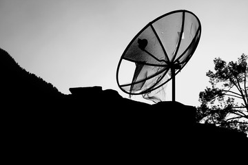 Broken Satellite dish