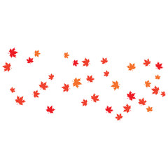 Maple leaf background vector illustration